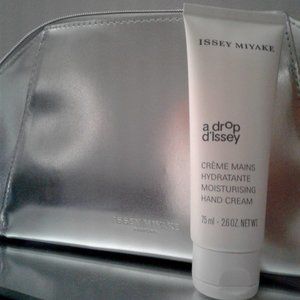 Issey Miyake - A Drop D'Issey Moisturising Hand Cream and Make Up Bag